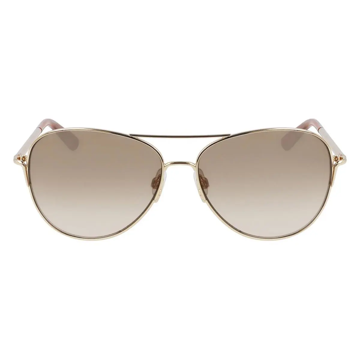 Anne Klein AK7070 Sunglasses Gold Brown Gradient 59mm