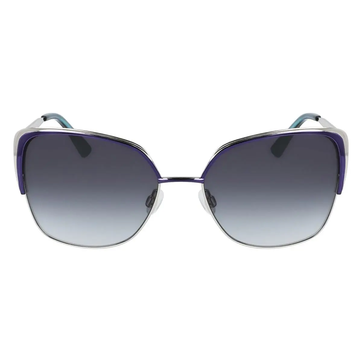 Anne Klein AK7080 Sunglasses Women Navy Cat Eye 56mm