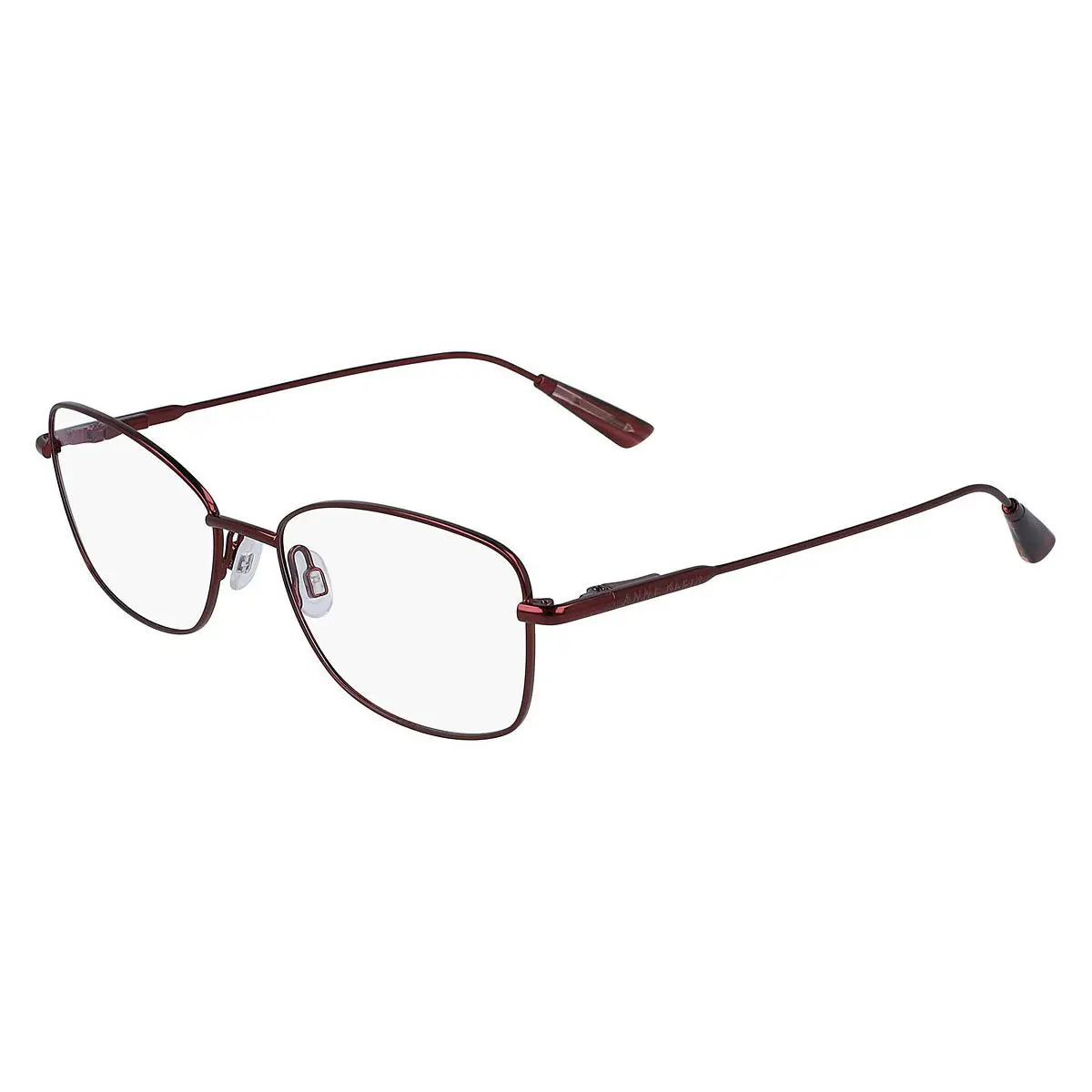 Anne Klein AK5073 Eyeglasses Women Merlot Rectangle 50mm
