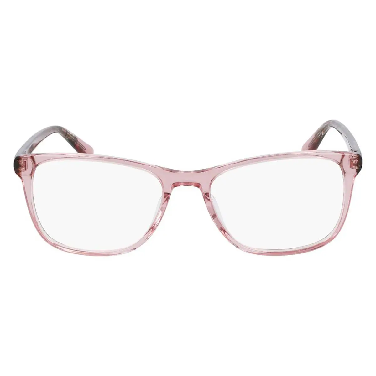 Anne Klein AK5096 Eyeglasses Women Taupe Crystal Square 53mm