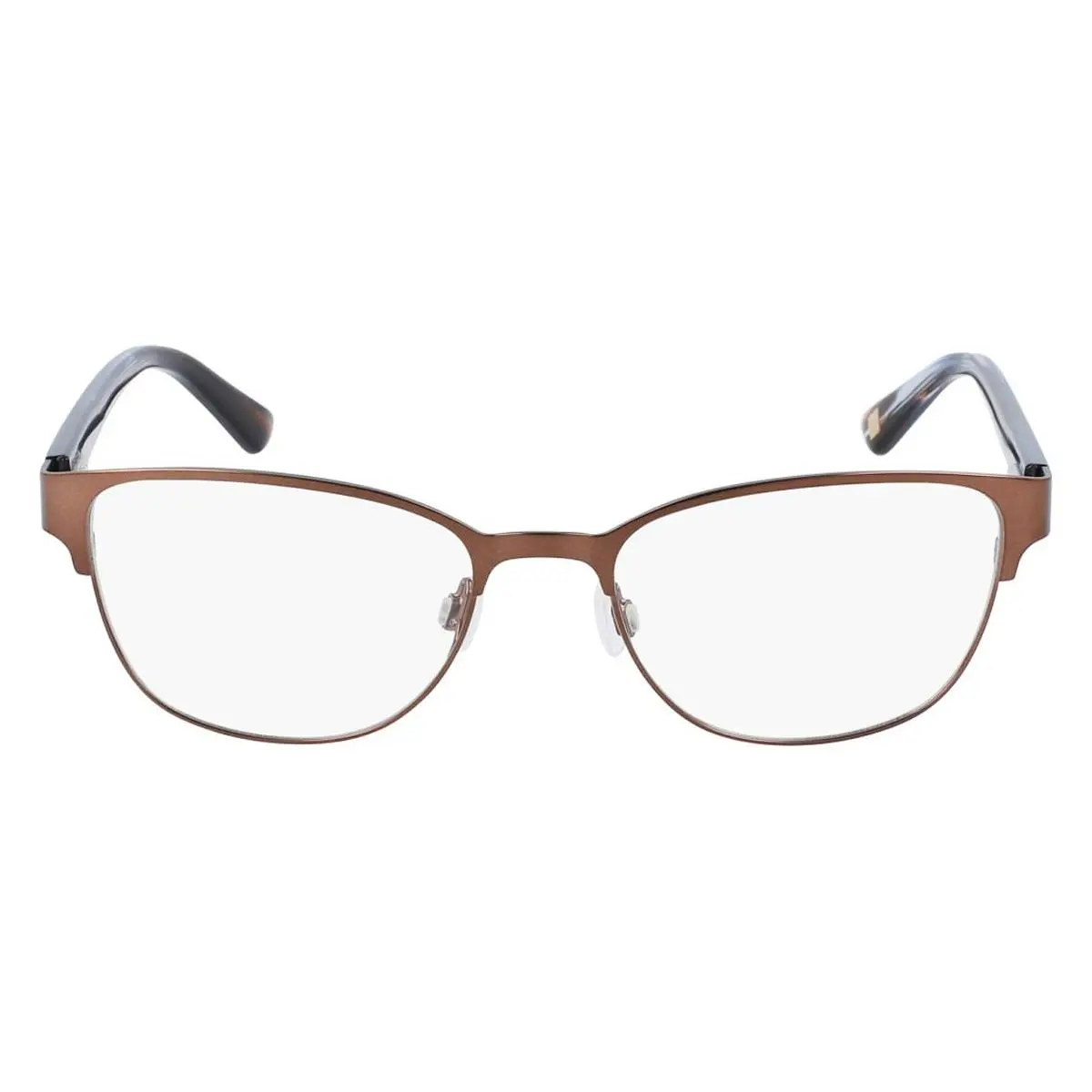 Anne Klein AK5087 Eyeglasses Women Mocha Rectangle 52mm