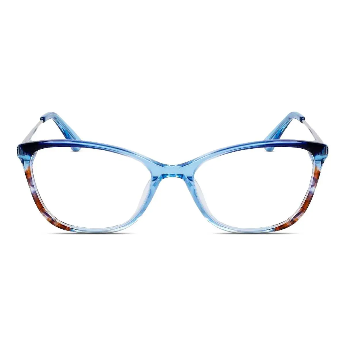Anne Klein AK5090 Eyeglasses Women Blue Cat Eye 54mm