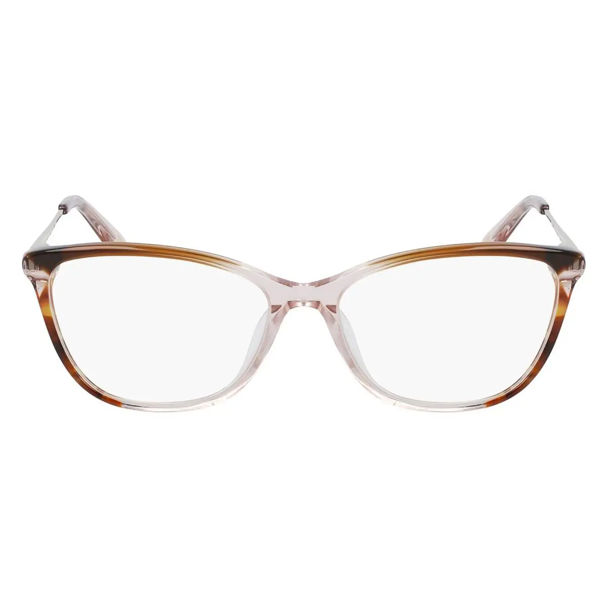 Anne Klein AK5090 Eyeglasses Women Mocha Cat Eye 54mm