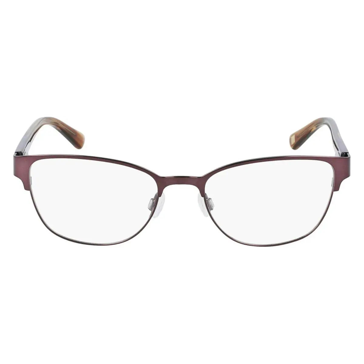 Anne Klein AK5087 Eyeglasses Women Plum Rectangle 52mm