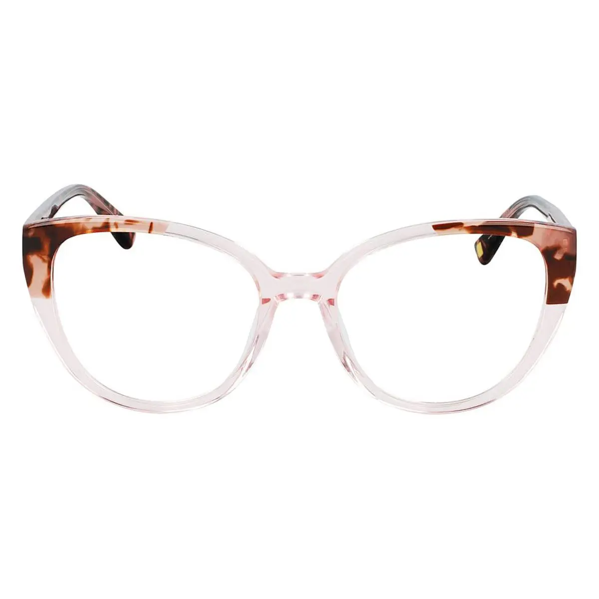 Anne Klein AK5092 Eyeglasses Women Blush Crystal Cat Eye 52mm