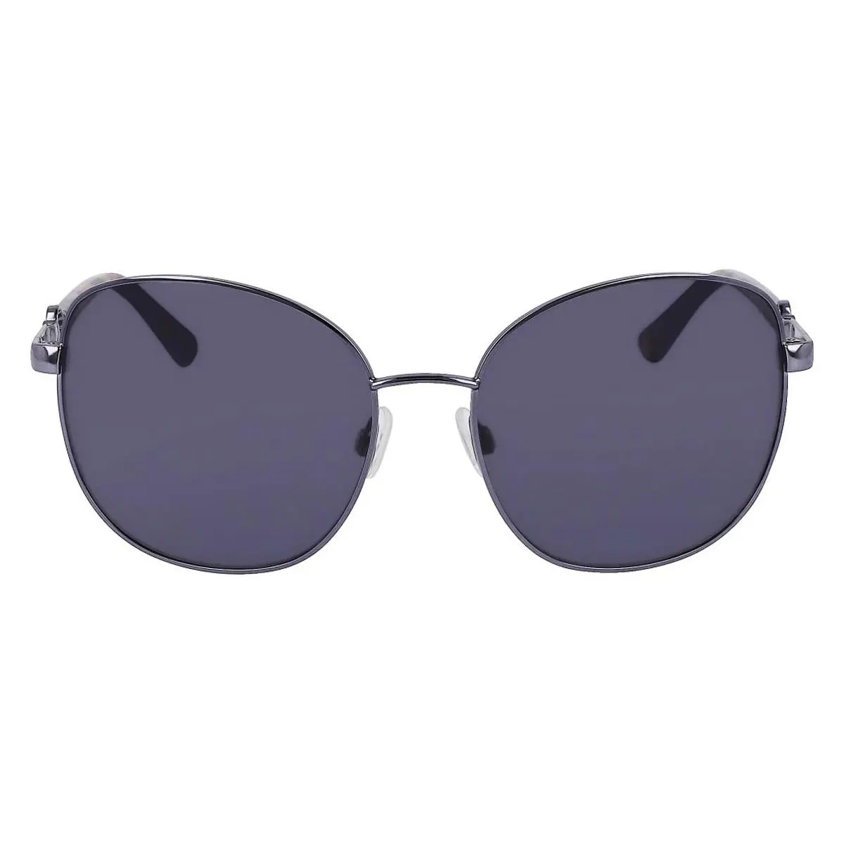 Anne Klein AK7088 Sunglasses Women Slate Butterfly 57mm