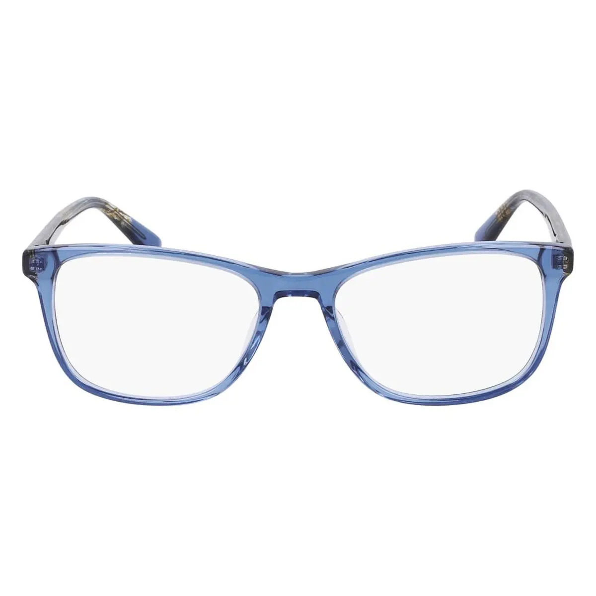 Anne Klein AK5096 Eyeglasses Women Blue Crystal Square 53mm