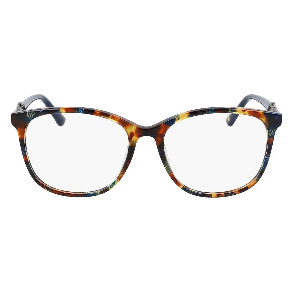 Anne Klein AK5102 Eyeglasses Women Blue Tortoise Square 53mm