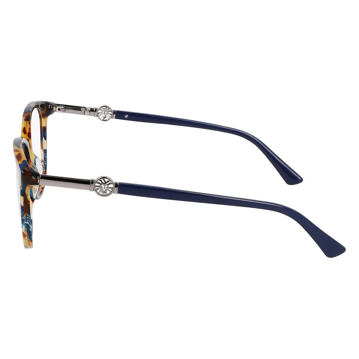 AK5102 Eyeglasses Women Blue Tortoise Square 53mm by Anne Klein | Fash ...