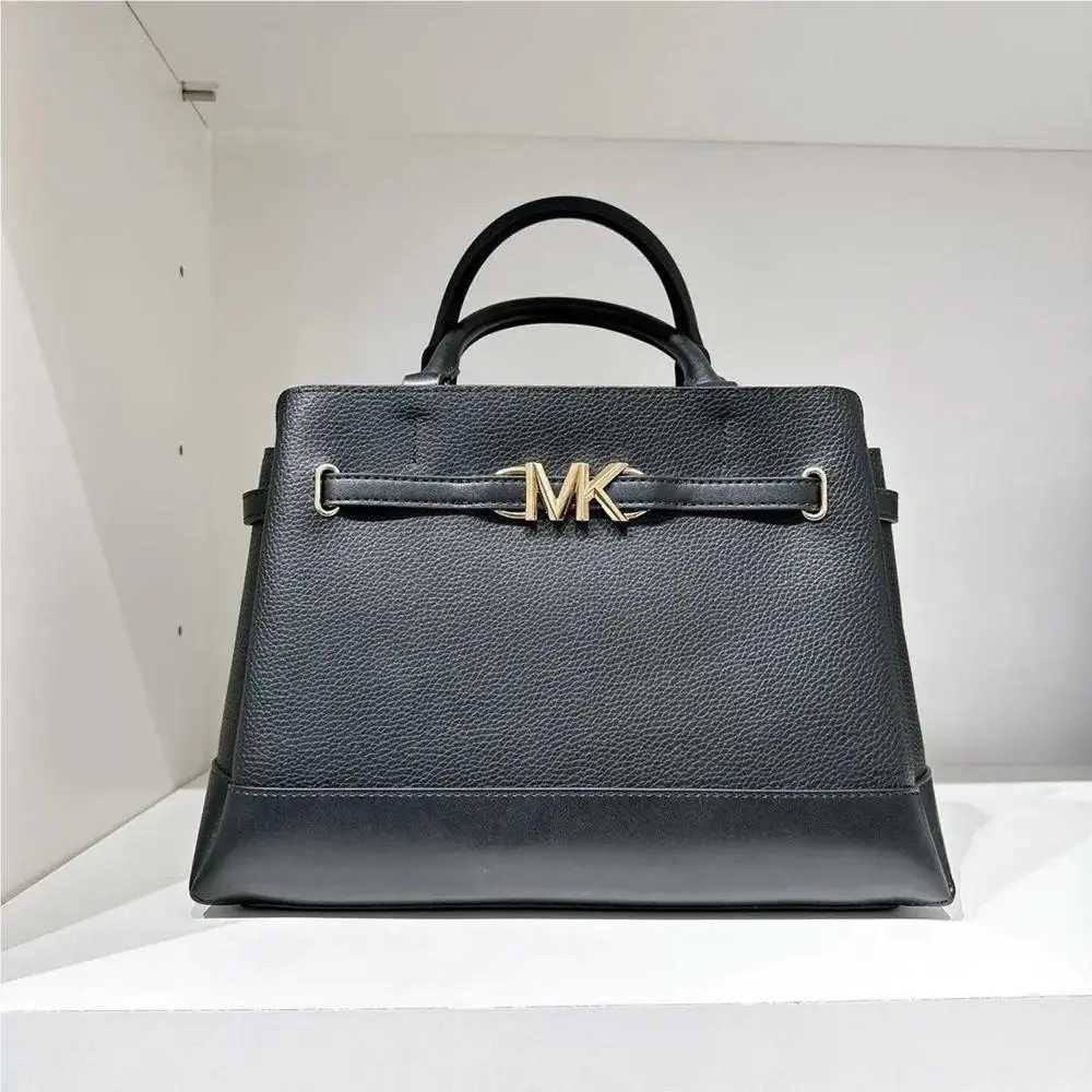 Michael Kors 35S3G6RS3T Reed Large Logo Crossbody IN Black