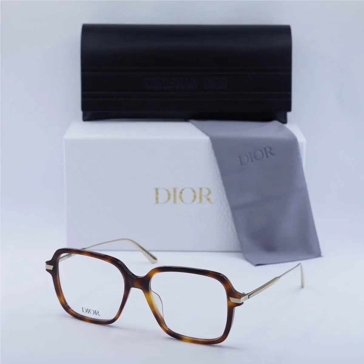 Gemdioro S5I 2600 Shiny Light Havana 54mm Eyeglasses by Dior