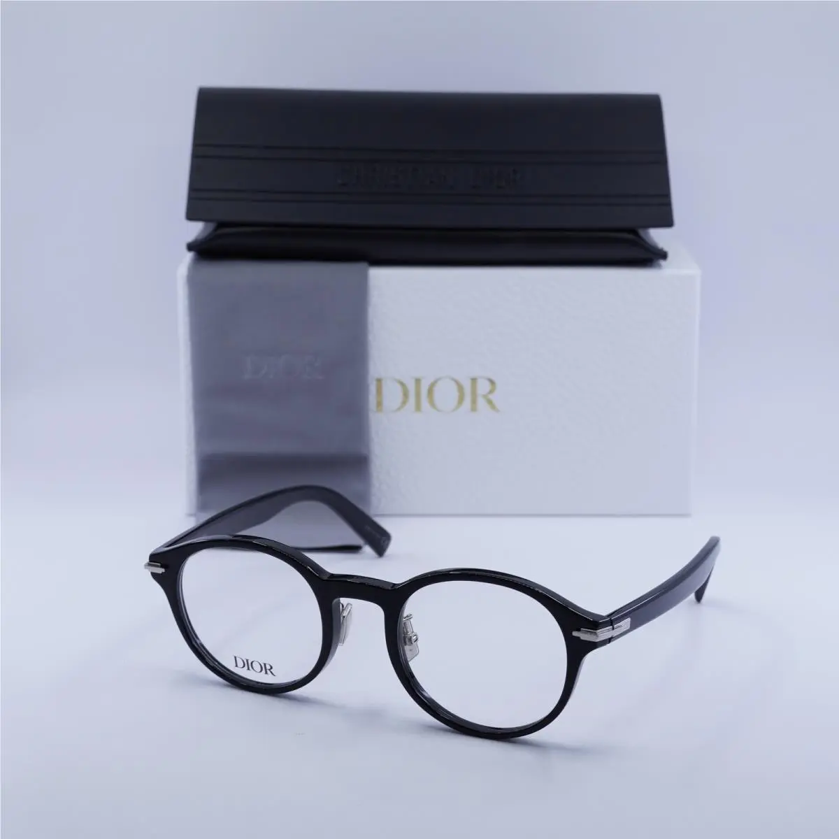 Dior Diorblacksuito RJ 1000 Shiny Black 51mm Eyeglasses