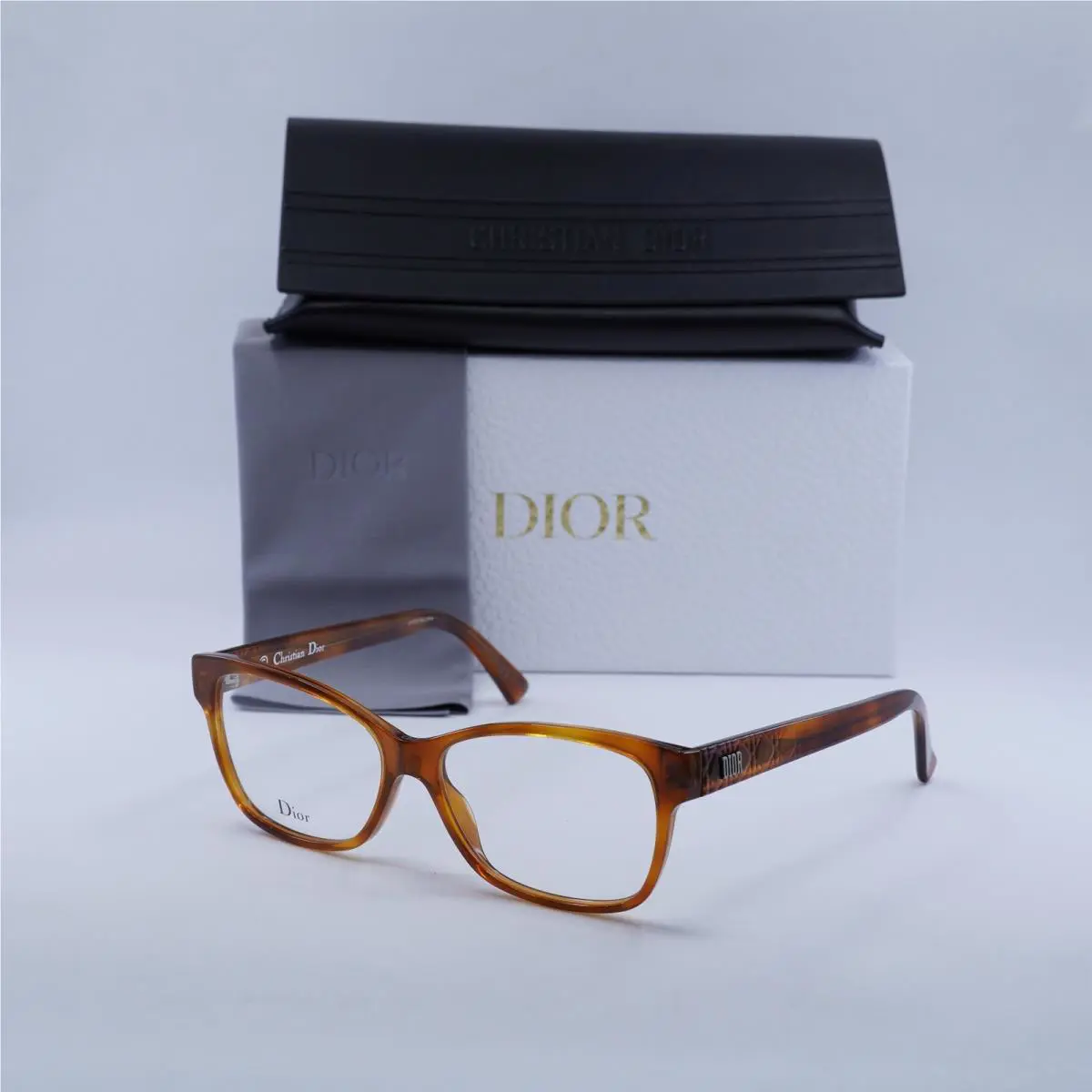Dior Ladydioro 2 0SX7 00 Light Havana 55mm Eyeglasses