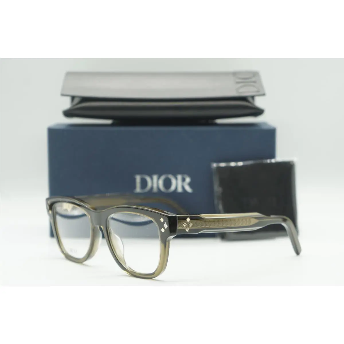 Christian  CD Diamondo S1I 5500 Dark Green Eyeglasses 54-18 by Dior
