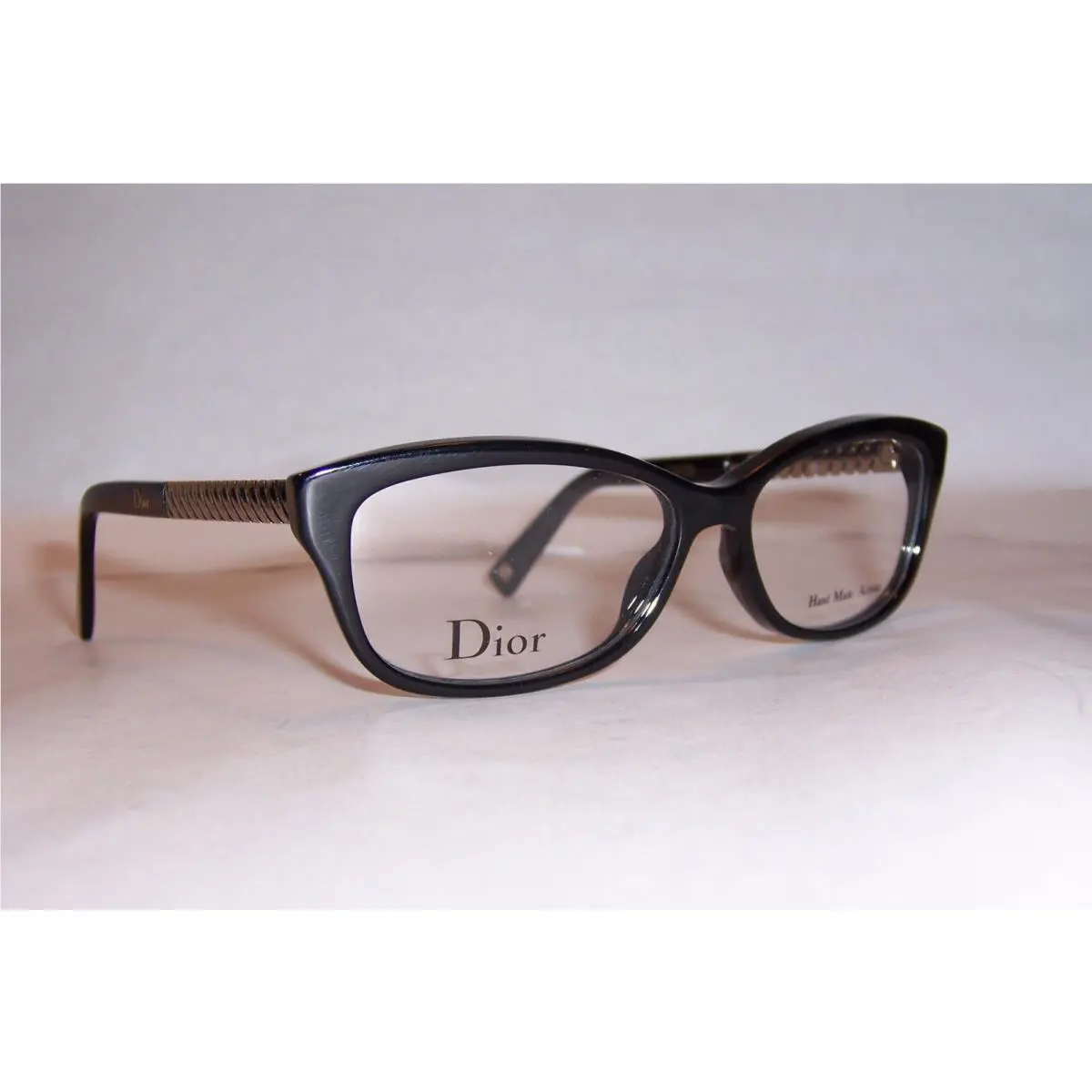 Christian Dior Eyeglasses CD 3258 Rhp Black Gold 52mm RX