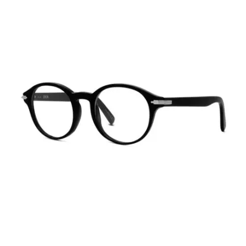 Christian  Black Suito RI 1000 Black Round Men`s Eyeglasses by Dior