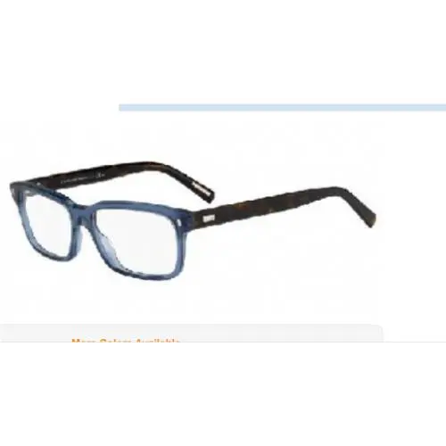 Dior Homme Blacktie 159 6A1 Transparent Blue Havana Eyeglasses