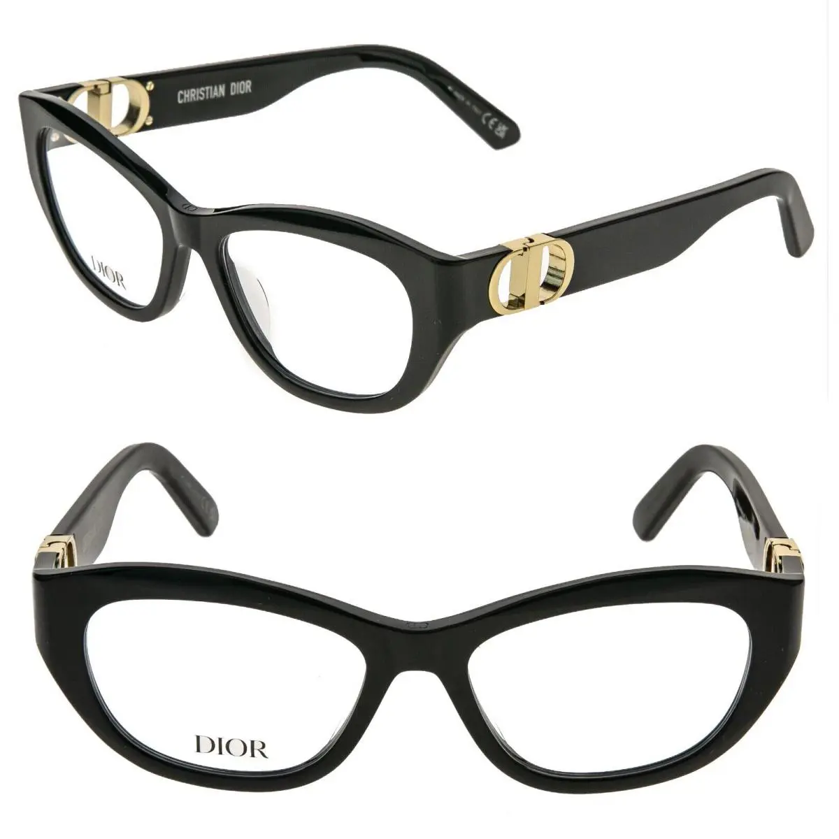 Christian  Montaigne B1I Black 54mm Optical Eyeglasses 30MONTAIGNEO CD50091I by Dior