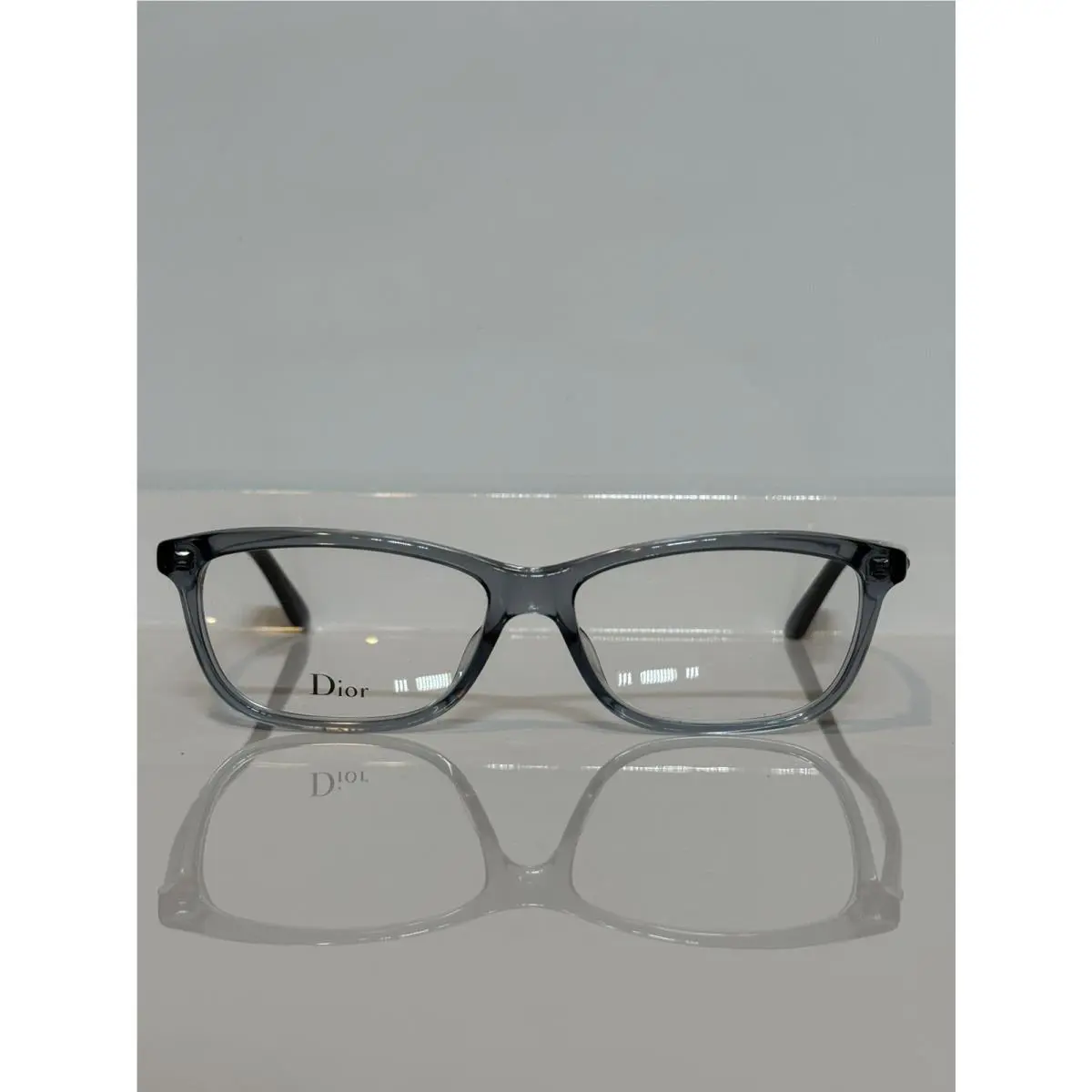 Dior Montaigne 56 KB7 Crystal Grey Woman Eyeglasses 51mm