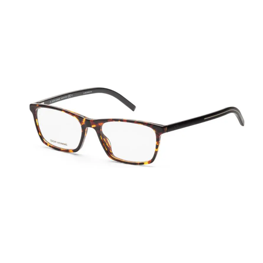 BLACKTIE253 Men`s 53mm Yellow/red Havana Frame Eyeglasses W/tags by Dior