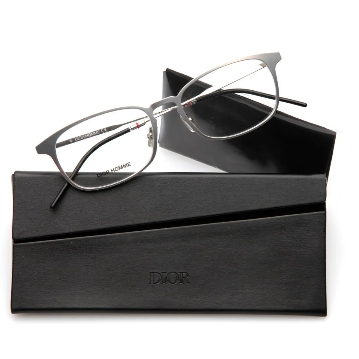 Christian  Homme DIOR0223 Ctl Grey Eyeglasses Frame 54-17-150mm Italy by Dior