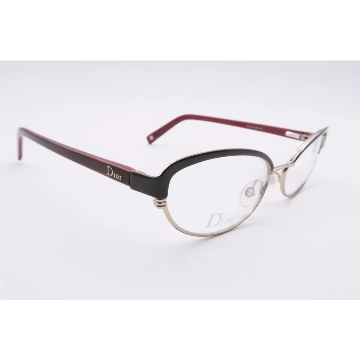 Nos Christian Dior CD3749 Eyeglasses Frame Brown Tortoise Purple 53 15-135 C466