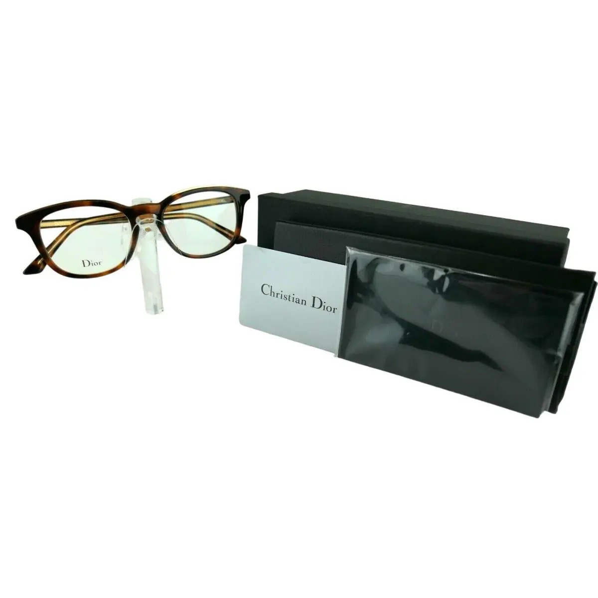 Montaigne 40 C9C Havana Crystal 49-18-145 Eyeglass Frames by Dior
