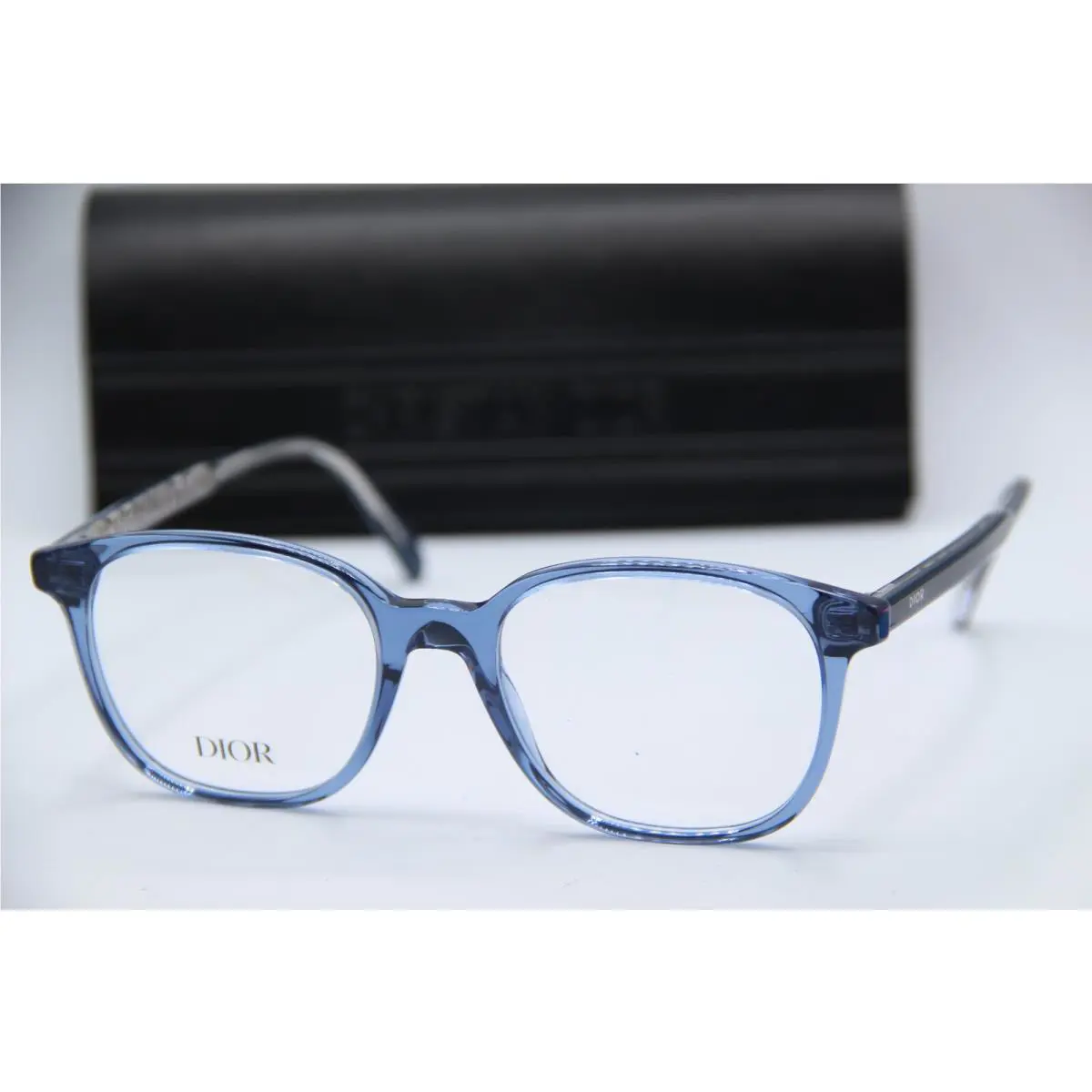 Christian  Indior 3000 Crystal Blue Eyeglasses W/case 52-18 by Dior