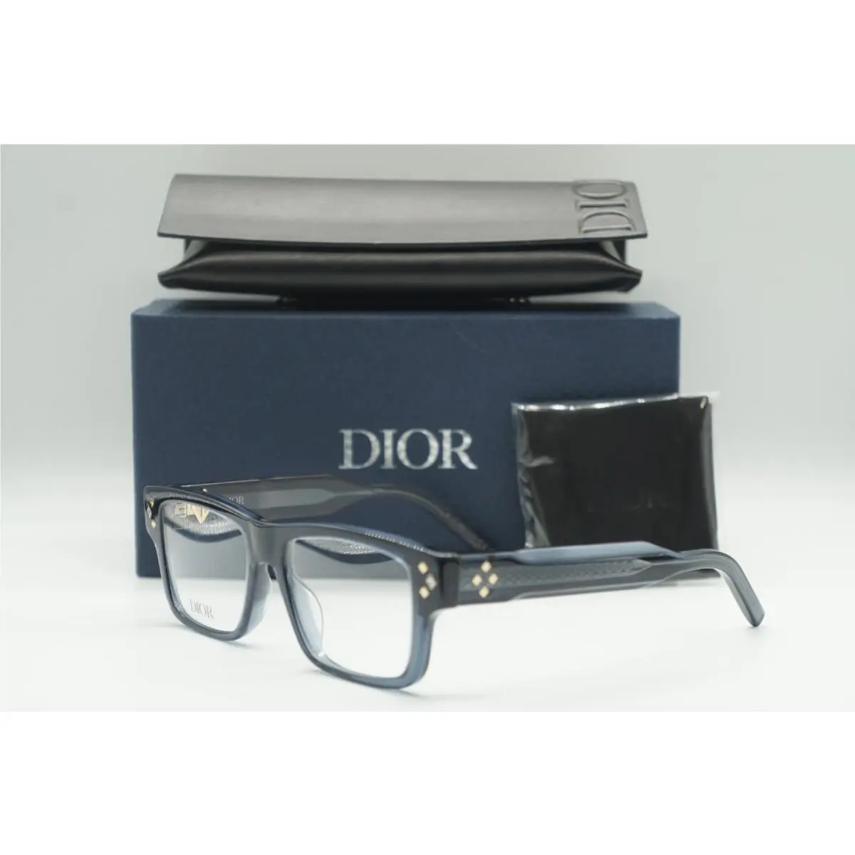 Christian Dior Diamondo S3I 3000 Blue Sunglasses 53-17