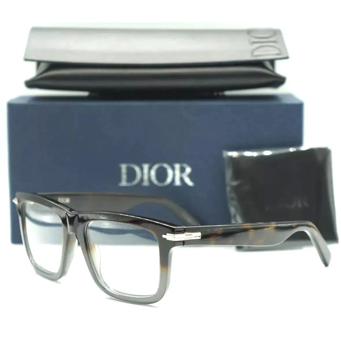 Christian Dior Diorblacksuito S7I 2900 Havana Fade Authentc Eyeglasses 52-18 - Frame: HAVANA TRANSPARENT FADE