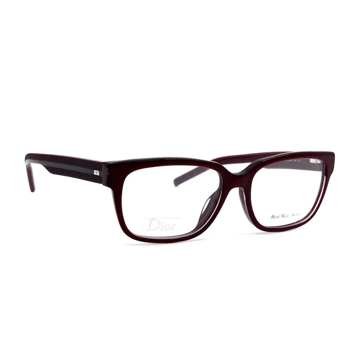 Christian  Black TIE189F 98P Burgundy Eyeglasses 55-17 by Dior
