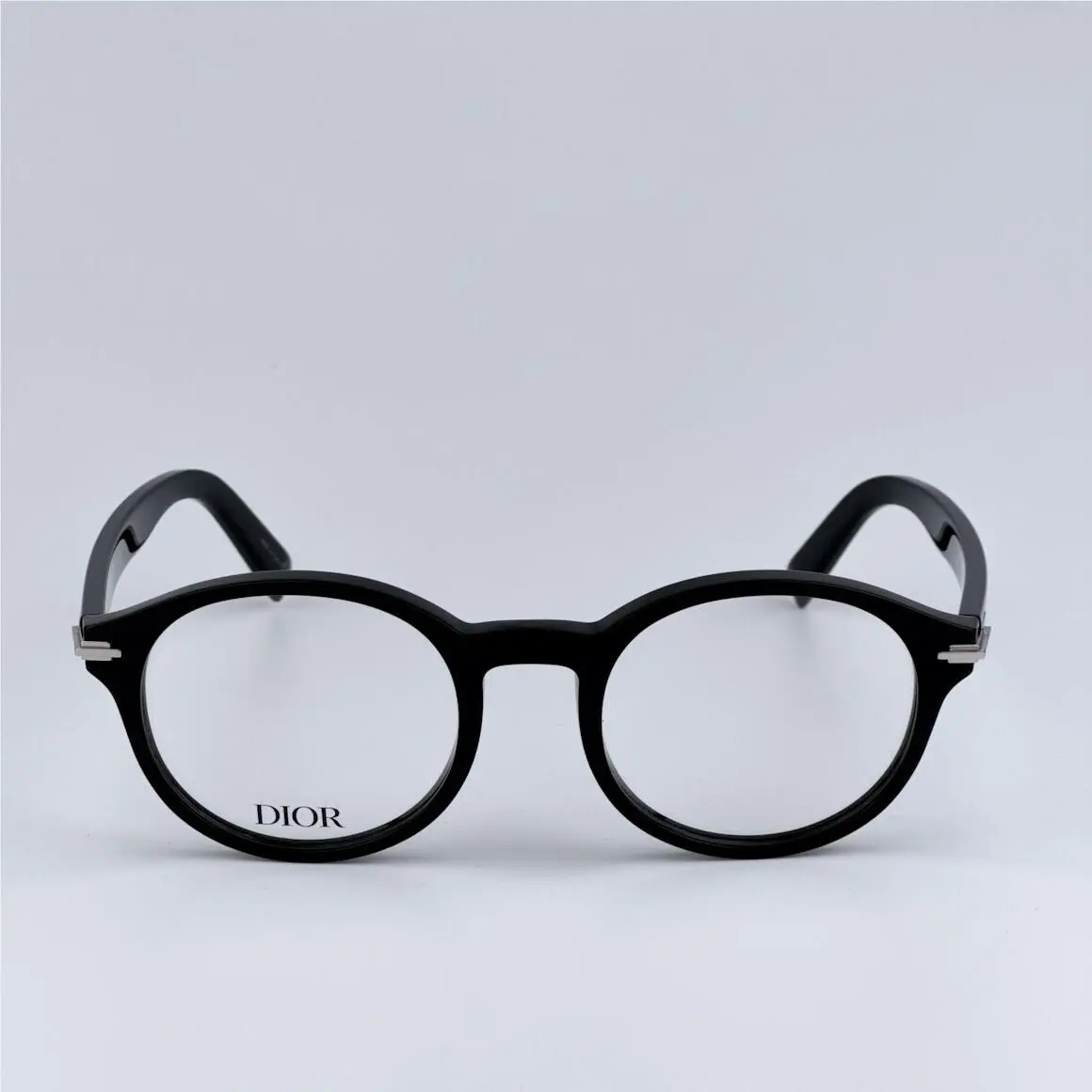 Dior Men Eyeglasses Black Demo Round Diorblacksuito RI 1000