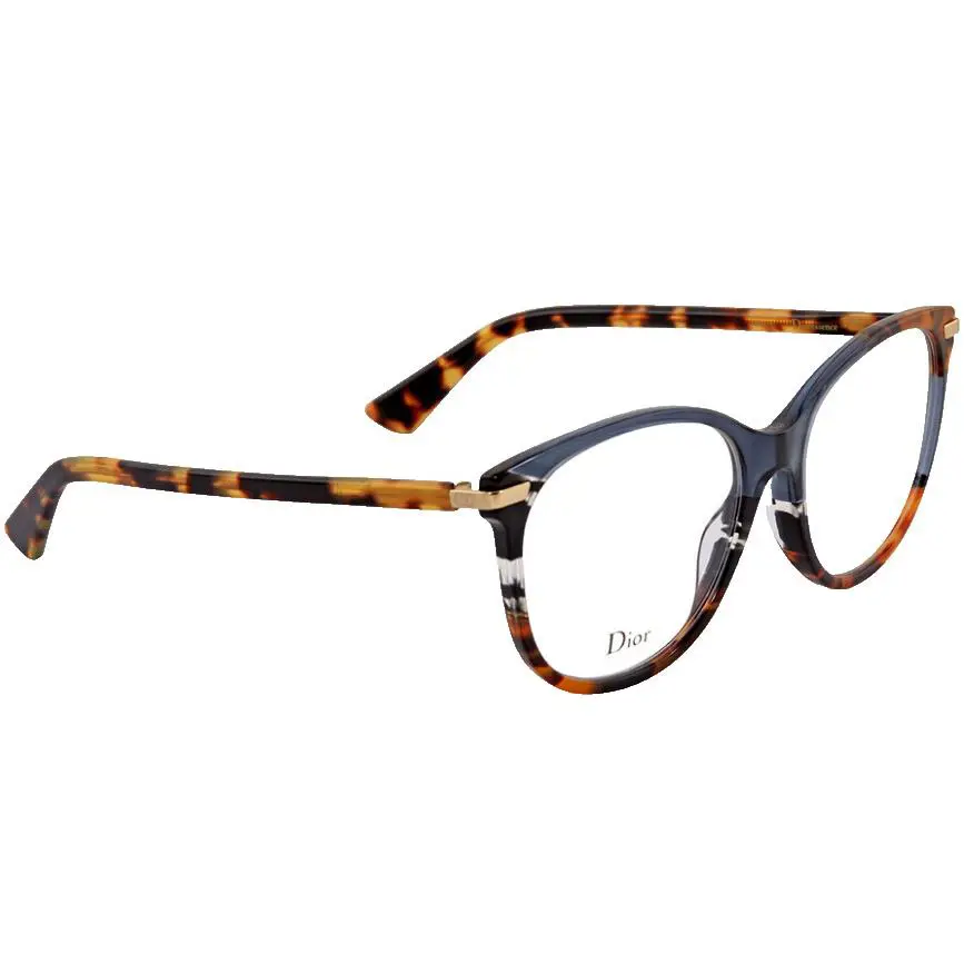 Demo Optical Frame Eyeglasses DIORESSENCE11 Jbw 53 Blue Havana by Dior