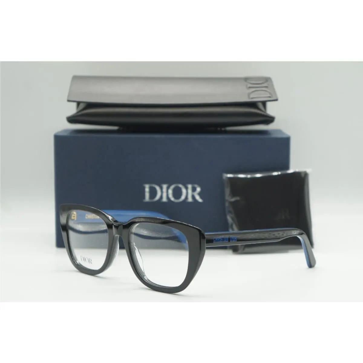 Christian  S5I 1000 Black Blue Sunglasses 52-19 by Dior