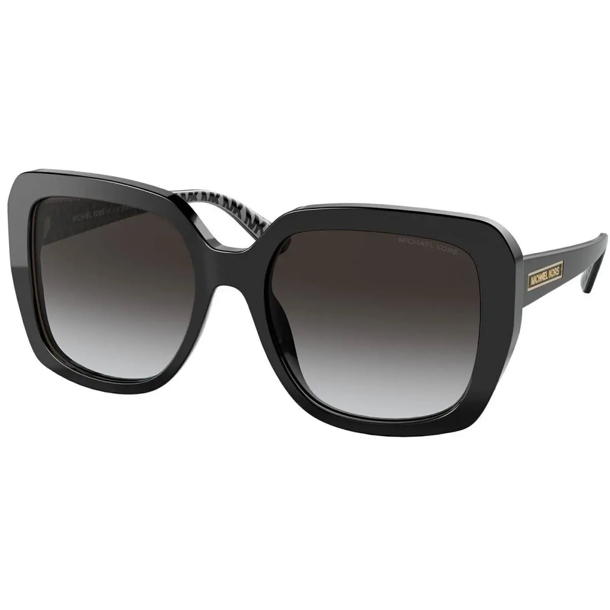Michael Kors MK2140 Manhasset Black/grey Gradient Sunglasses - Black/Grey Gradient, Frame: Black