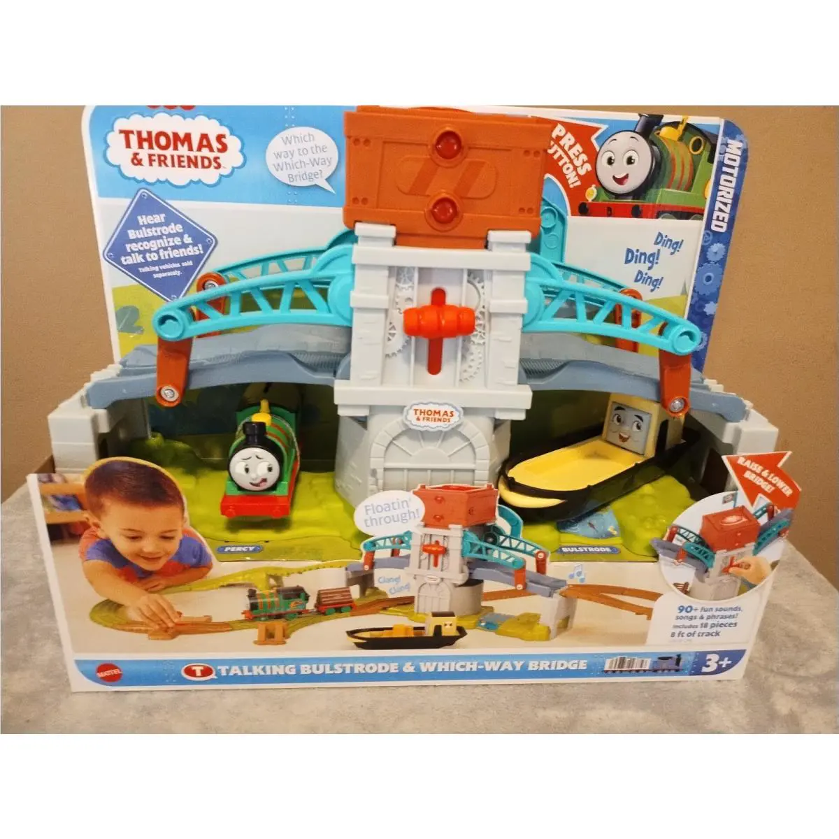 Thomas Friends Toy Train Set Talking Bulstrode Which-way Bridge Track