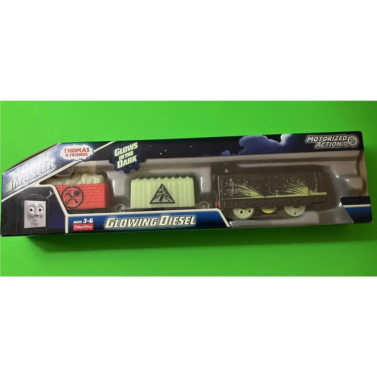 Thomas Friends Trackmaster Glow in The Dark Glowing Diesel 3 Pc Set