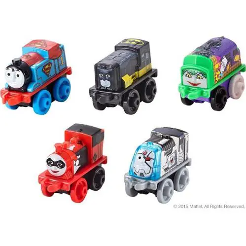 Sdcc 2015 Exclusive Thomas Friends Super Minis DC Harley Quinn Mattel Mib