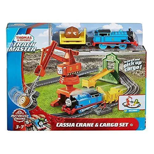 Thomas Friends Cassia Crane Cargo Play Set Motorized Train Track Toy Kids Gift