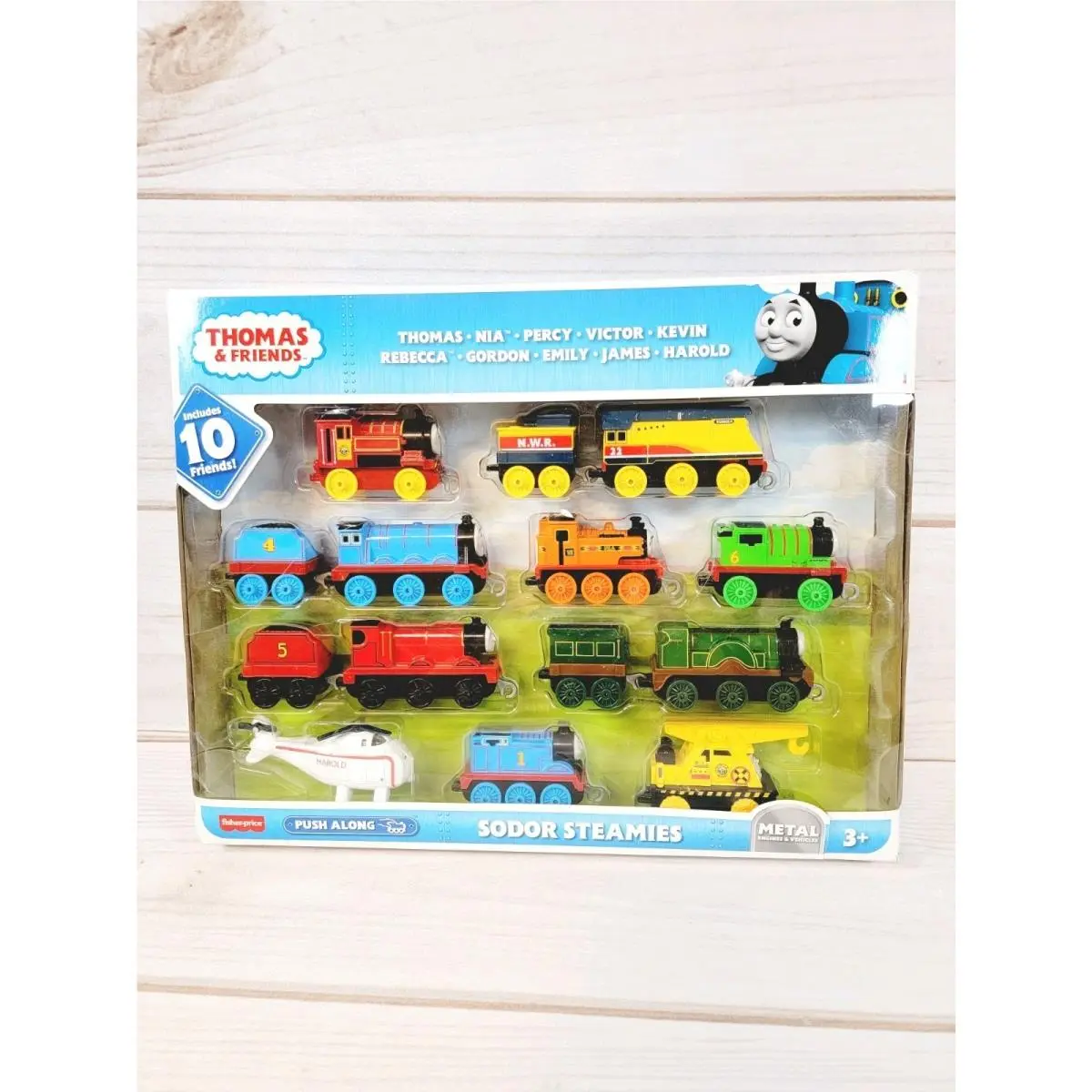 Thomas Friends Trackmaster Sodor Steamies 10-Pack Push-along Trains Vehicles
