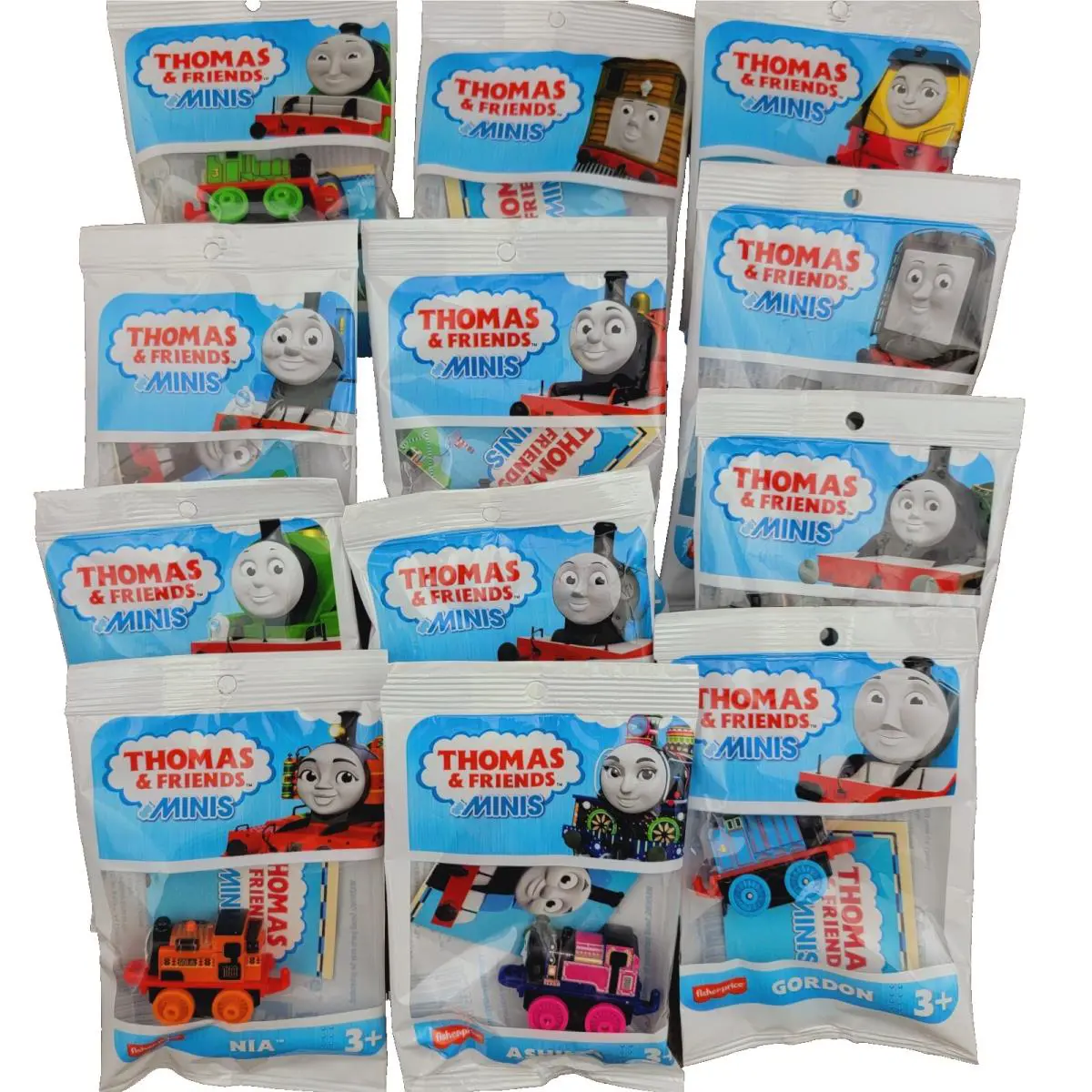 12 Fisher Price Thomas Friends Minis Complete Toy Train Set Birthday Holiday