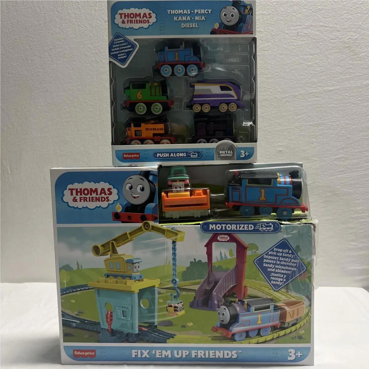 Thomas Friends Fix `em Up Friends Train and Track Set with Motorized Thomas
