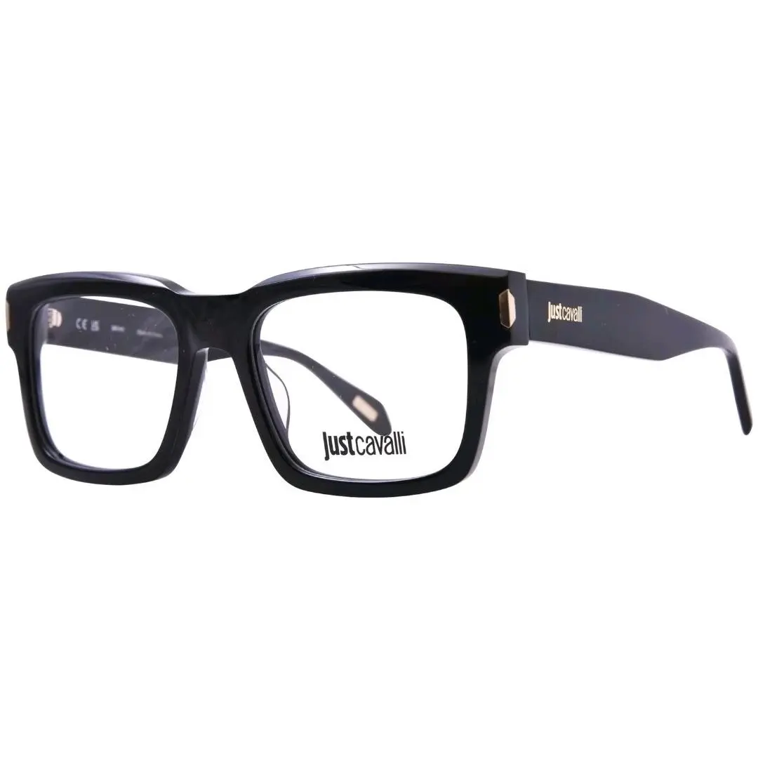 VJC015 Col. 0700 Black Men`s Optical Frames Eyesize 54-19-145 by Just Cavalli