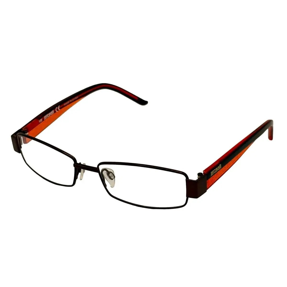 Womens Ophthalmic Frame Brown Soft Rectangle Metal JC225 52mm by Just Cavalli
