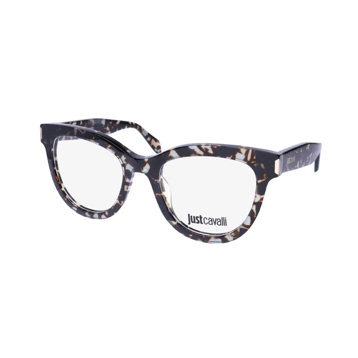 Just Cavalli VJC004 Glasses 51-20-140 Full-rim Womens Cat Eye 03KA Plastic