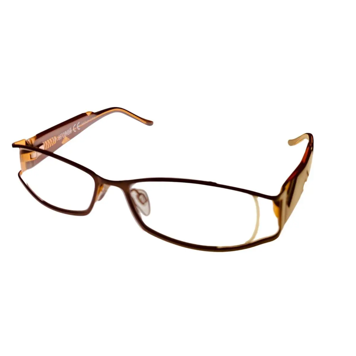 Womens Ophthalmic Frame Soft Brown Rectangle Metal JC229 50 by Just Cavalli