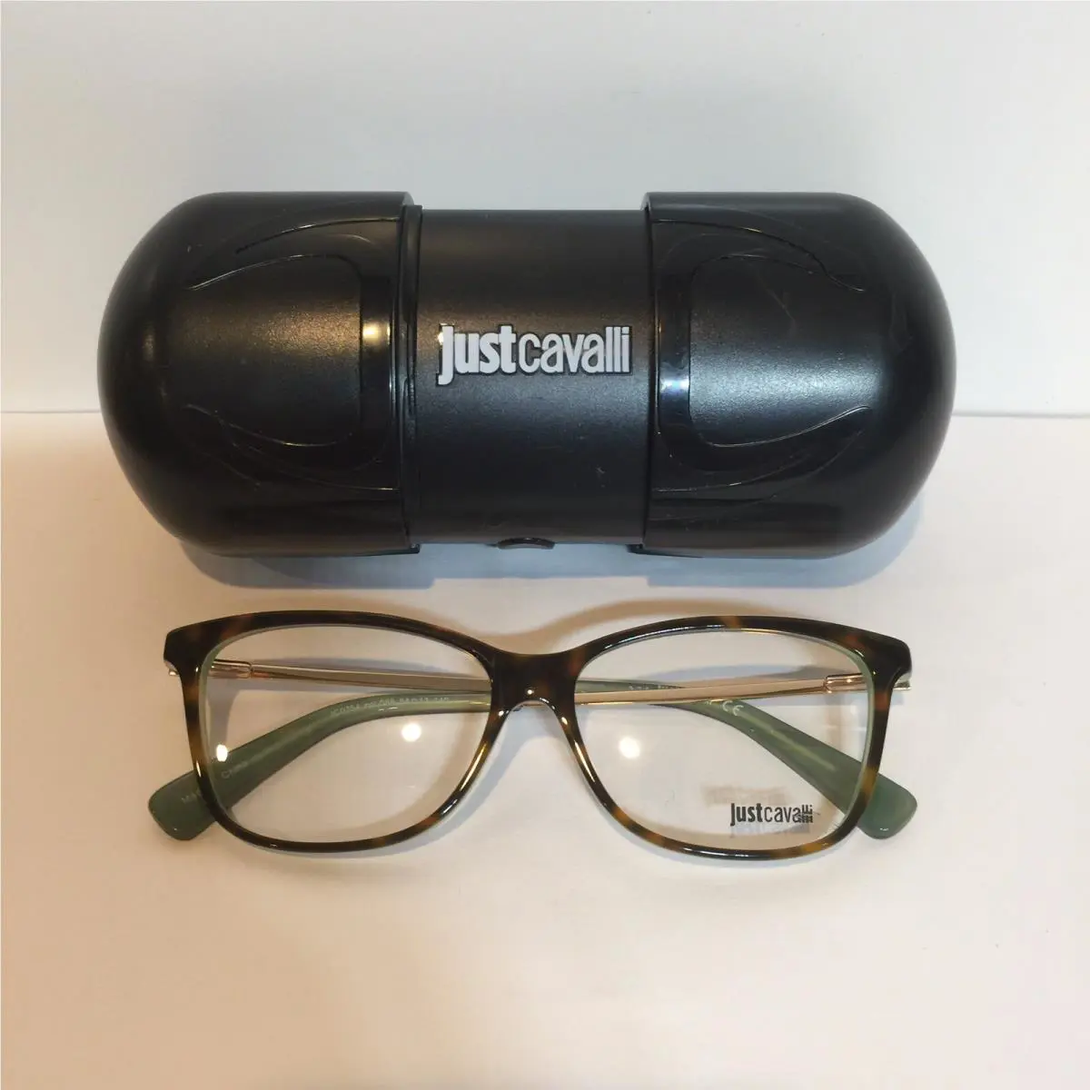 Just Cavalli JC0754 056 Havana Cateye Woman s Plastic Eyeglasses 54mm