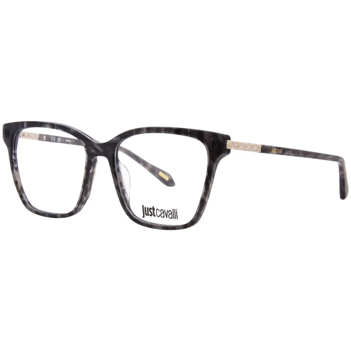 VJC012 03KU Eyeglasses Women`s Black/grey Havana Full Rim 53mm by Just Cavalli