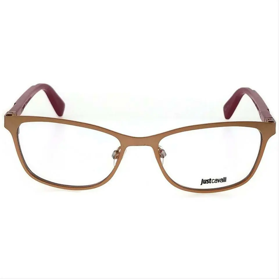 Just Cavalli JC0764 Gold 068 Metal Cat Eyeglasses Frames 53-17-140 JC 0764