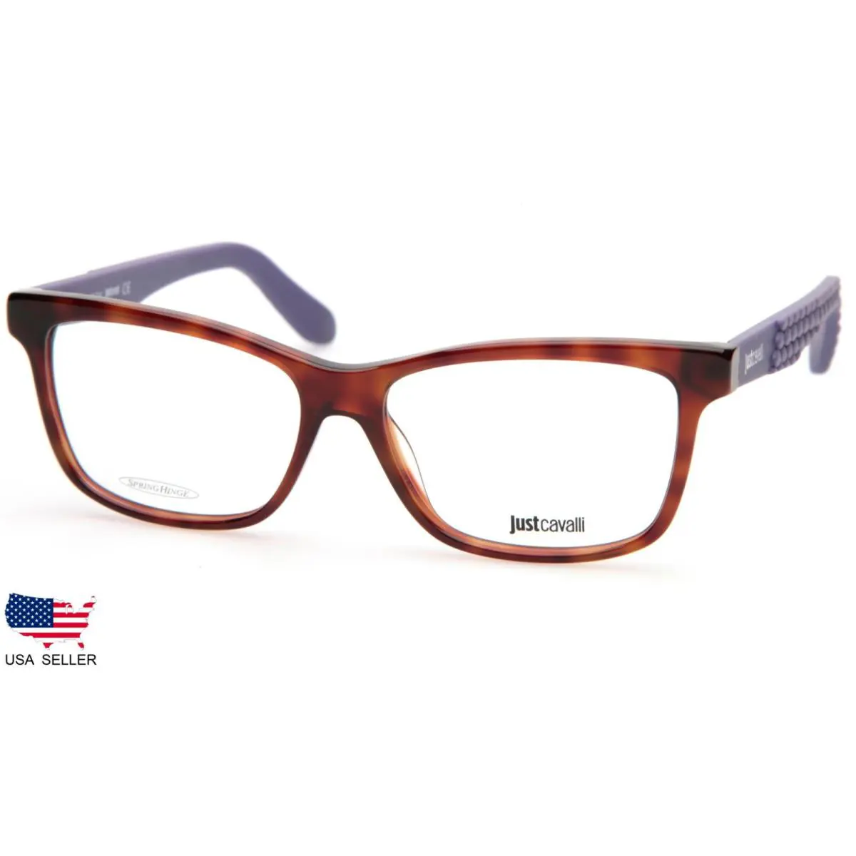 JC0642 col.053 Blonde Havana Eyeglasses Glasses 53-14-140mm by Just Cavalli